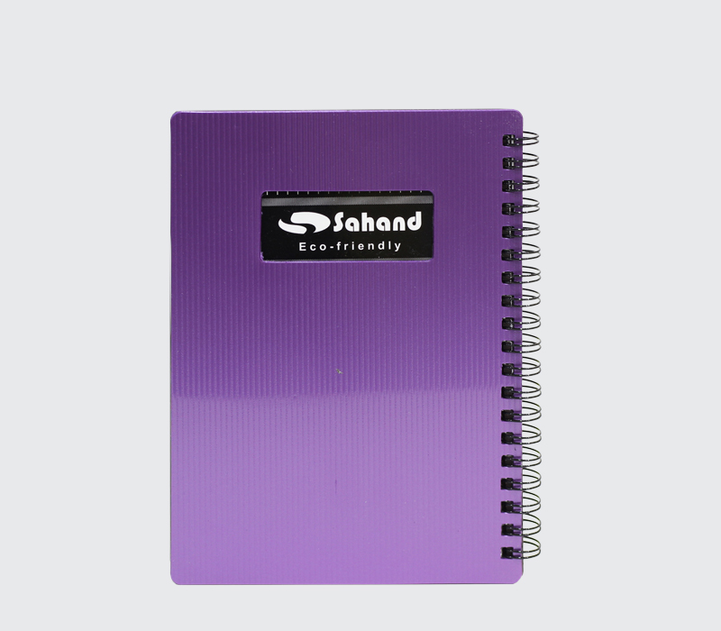 دفتر پنجره ای 100 برگ بنفش