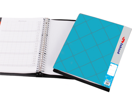 دفتر کلاسوری قفل فلزی دیاموند